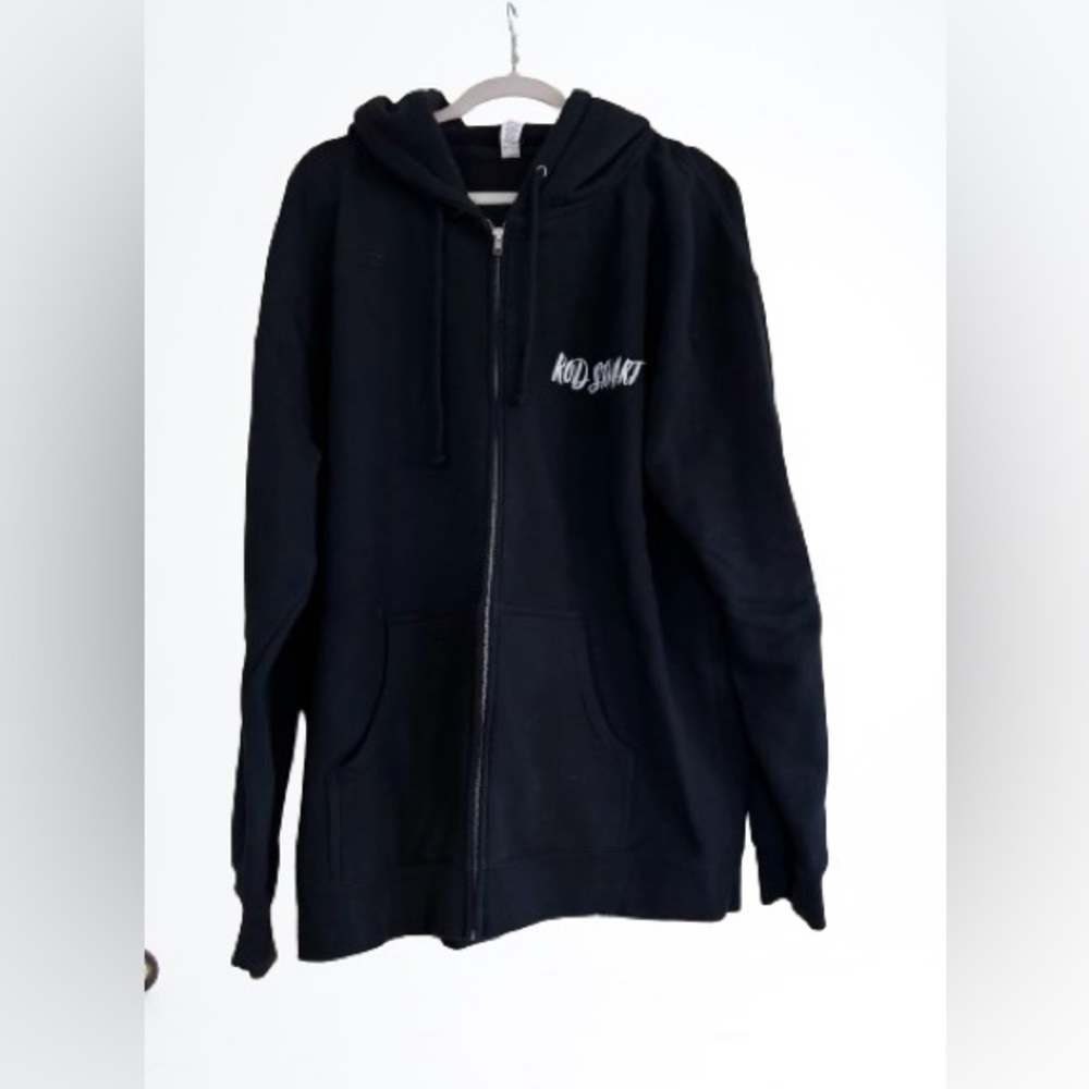 XL Black Rod Stewart Concert Hooded Sweat-shirt